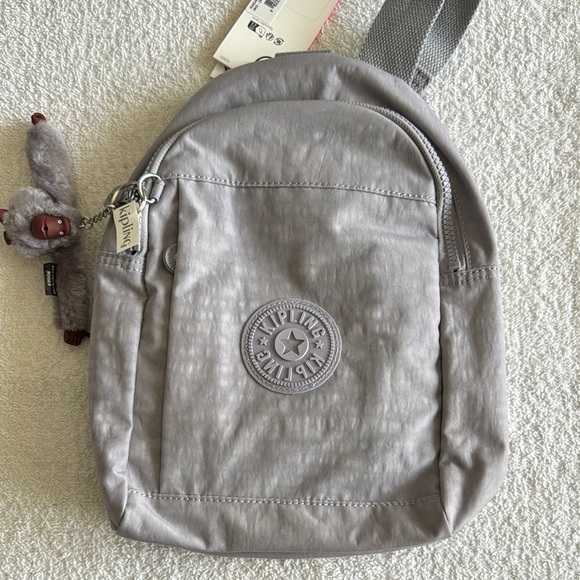 Kipling Klynn Sling Bag with Monkey Charm - Picture 2 of 7